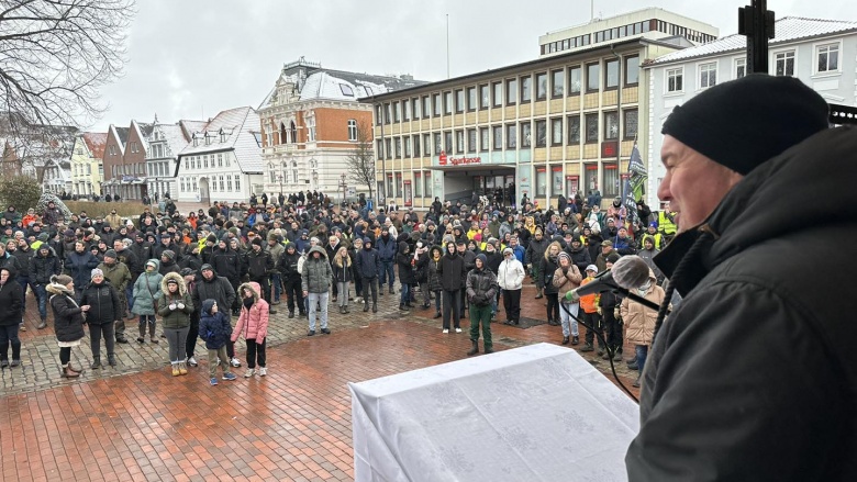 Protestaktion der Landwirtschaft