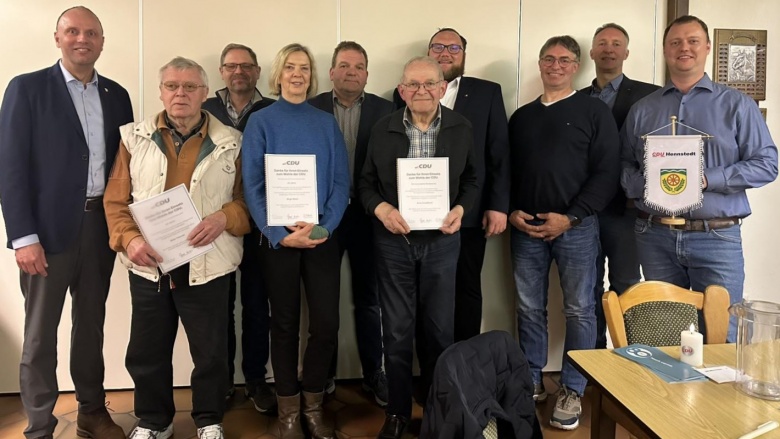 Jahreshauptversammlung des CDU Bezirksverbandes Hennstedt