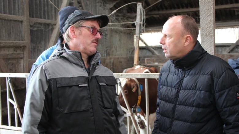 Auf dem landwirtschaftlichen Betrieb von Andreas Hinrichs