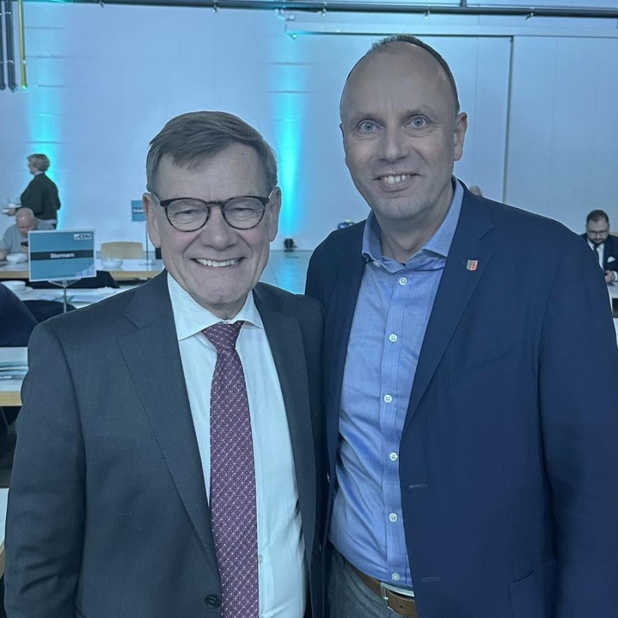 Kurzer Austausch mit Johann Wadephul