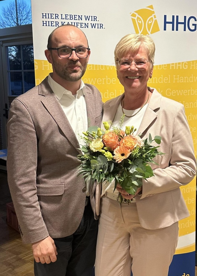 Jutta Sachwitz übernimmt den Vorsitz des Handel-, Handwerk-, und Gewerbevereins Kropp e.V.