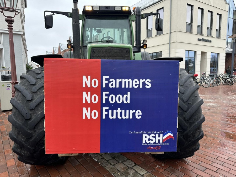 Protestaktion der Landwirtschaft