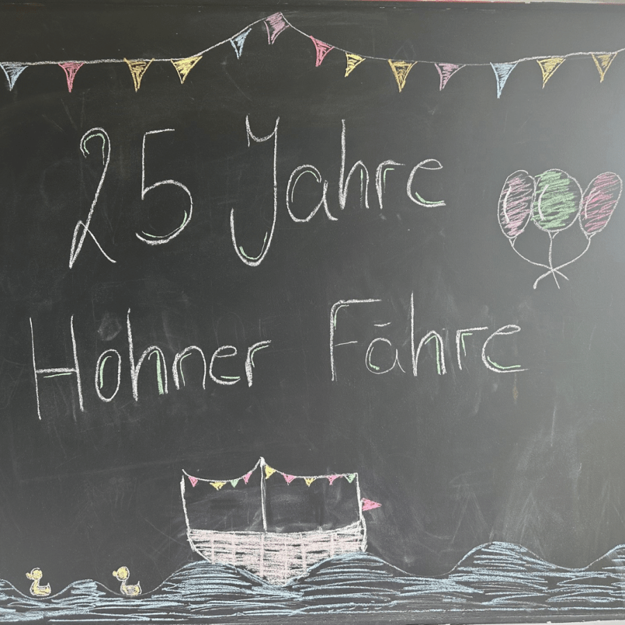 Begrüßung beim Jubiläumsfest