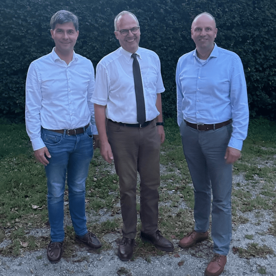 Austausch mit Prof. Dr. Hans-Jürgen Block und Mark Helfrich, MdB 