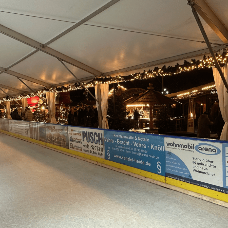 Eisbahn in Heide