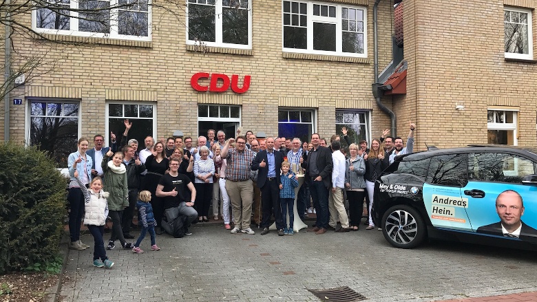 CDU Landtagswahlparty in Heide