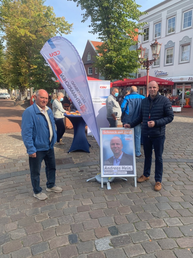 Infostand in Heide