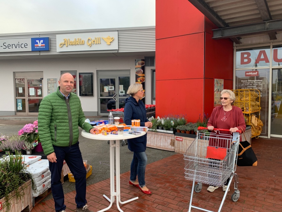 Infostand in Treia 