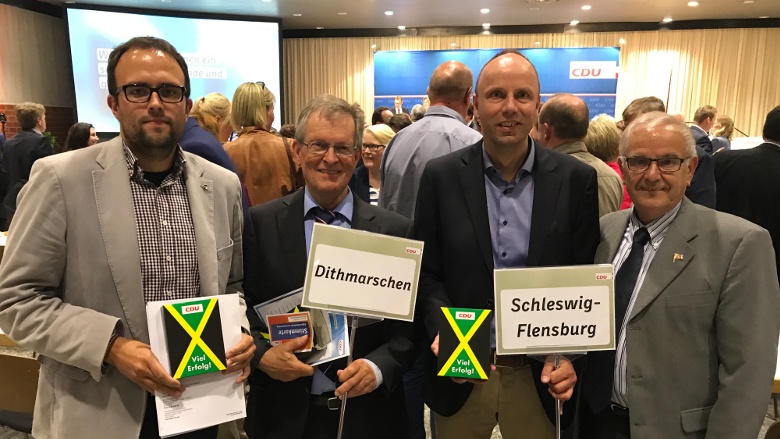 Landesparteitag in Neumünster: Dithmarschen-Schleswig stimmt "JAMAIKA" mit 100 % zu