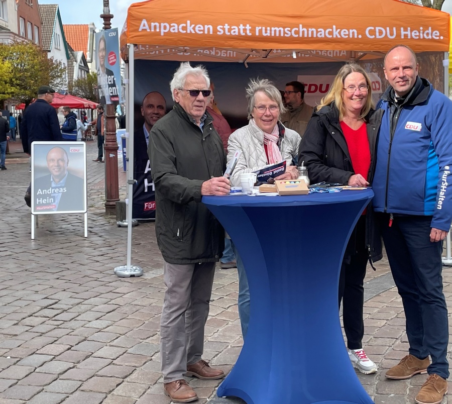 Marktstand in Heide