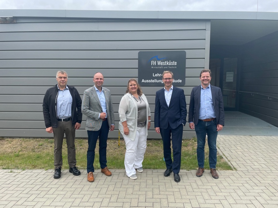 Staatssekretär Guido Wendt zu Besuch in Heide 