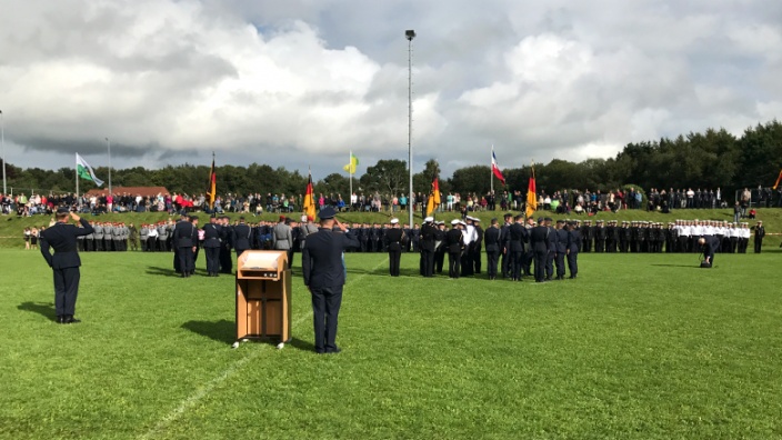 Feierliches Gelöbnis der II./ Unteroffizierschule der Luftwaffe
