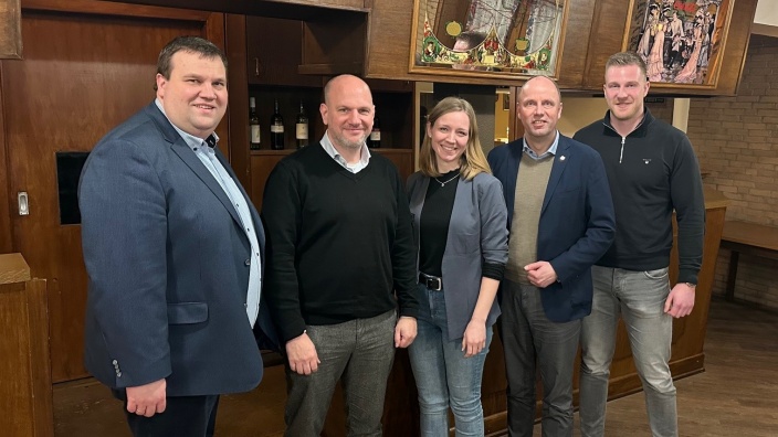 Niclas Herbst zu Besuch in Erfde