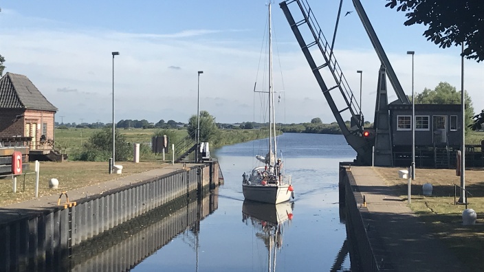 Besichtigung der Giselau Schleuse
