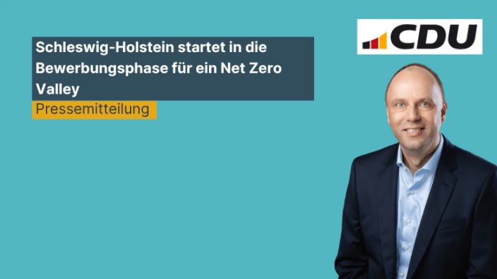 24.03.2026 Schleswig-Holstein startet in die Bewerbungsphase für ein Net Zero Valley