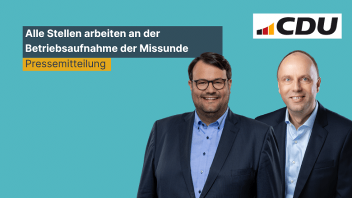 25.03.2026 Alle Stellen arbeiten an der Betriebsaufnahme der Missunde III