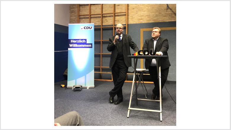 Minister Schwarz und Leif Bodin
