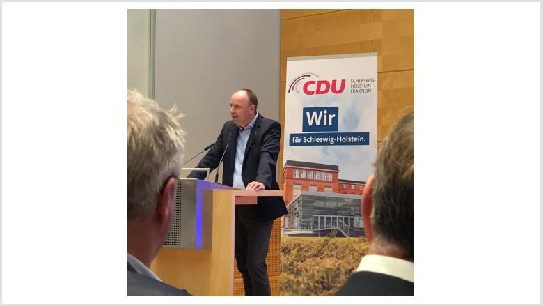 Ich eröffnete das FördeForum und führte durch den Abend