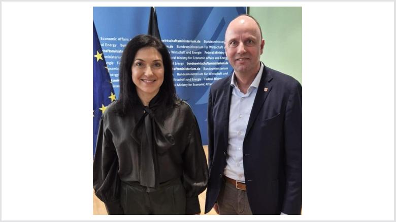 Mit der Bundeswirtschaftsministerin Katherina Reiche