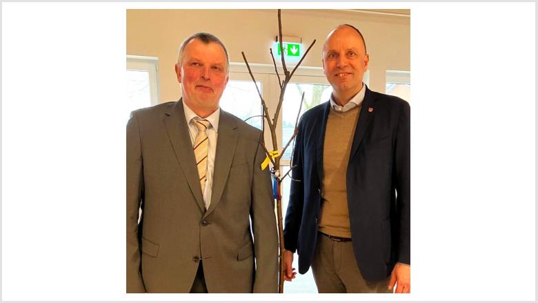 Apfelkuchen zur Eröffnung