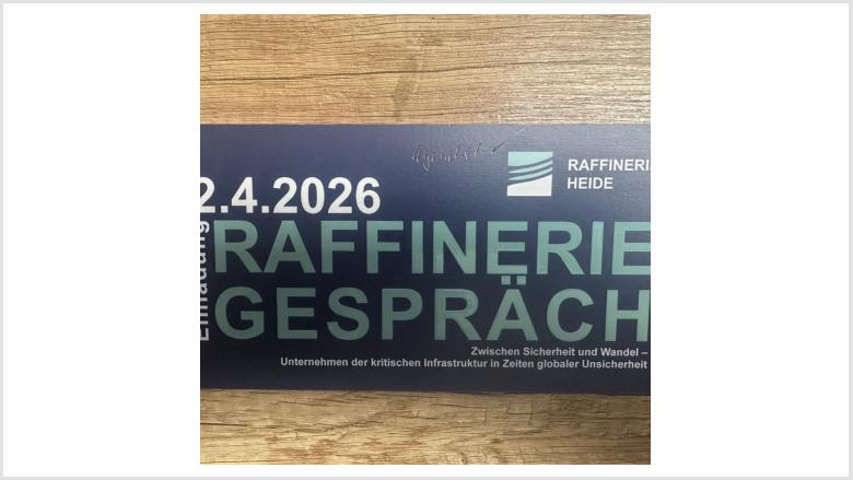 Thema: Versorgungssicherheit und kritische Infrastruktur.