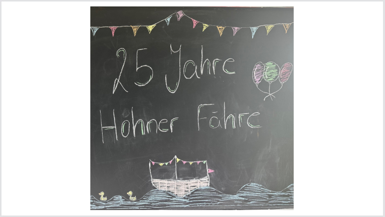 Begrüßung beim Jubiläumsfest