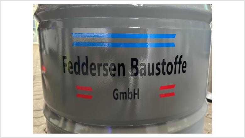 Geschäftseröffnung  der Feddersen Baustoffe GmbH
