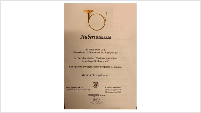 Hubertusmesse in Meldorf