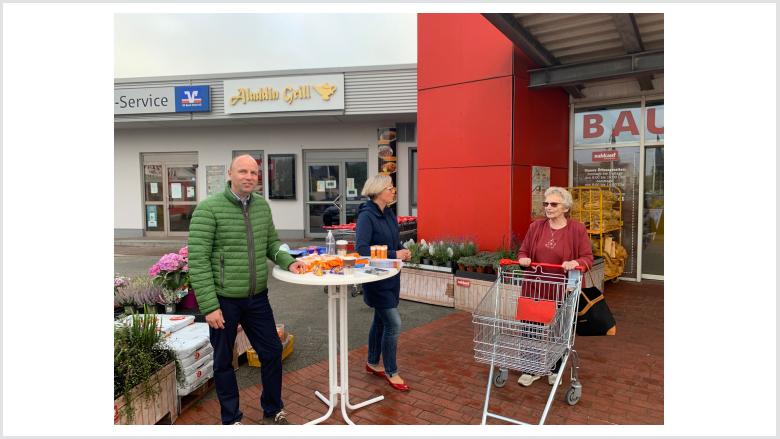 Infostand in Treia 