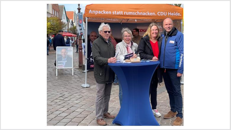 Marktstand in Heide