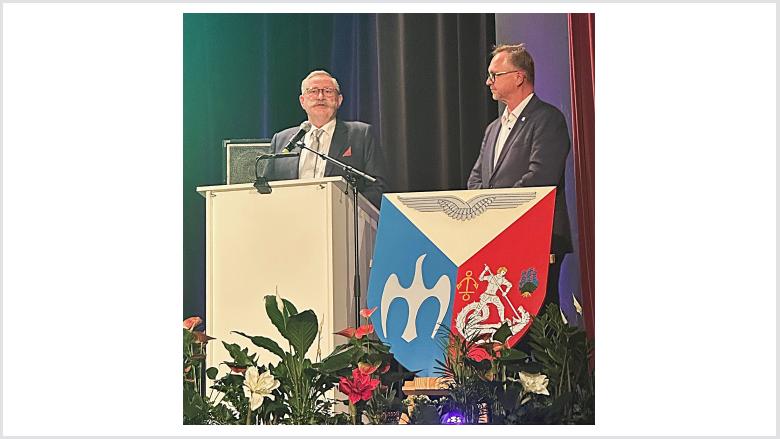 Begrüßung der Gastgeber