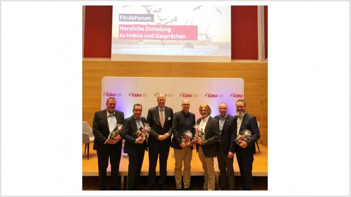 Voller Saal beim FördeForum: Gemeinsam mit Tobias Koch und allen Beteiligten freut wir uns über das große Interesse.