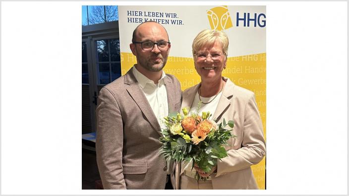 Jutta Sachwitz übernimmt den Vorsitz des Handel-, Handwerk-, und Gewerbevereins Kropp e.V.