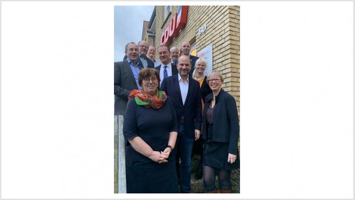 Europaabgeordneter Niclas Herbst eröffnet sein neues Büro in Schleswig