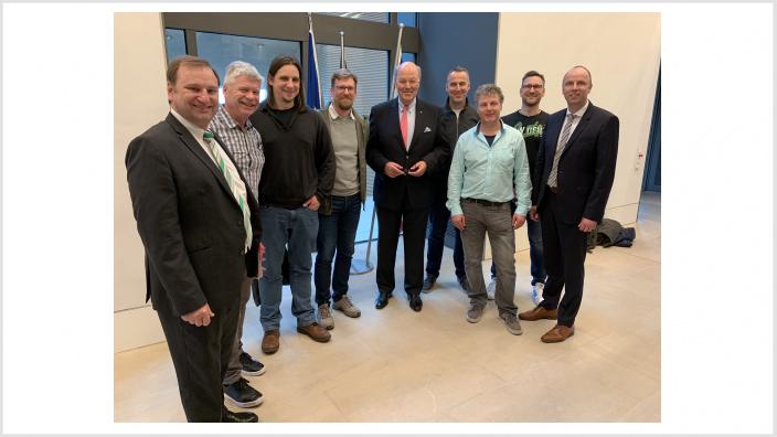 Polizei Albersdorf im Landtag