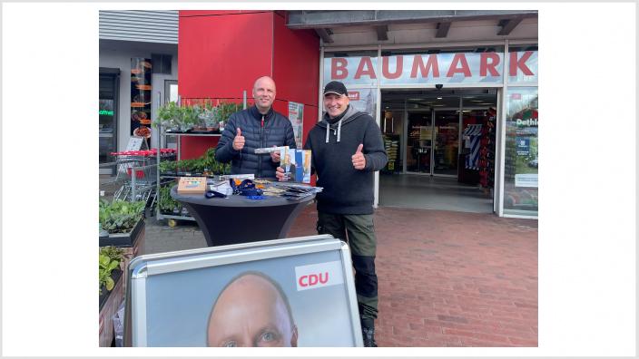 Stand bei Nahkauf in Treia